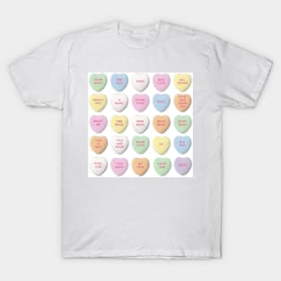 AI Generated Love Hearts T-Shirt